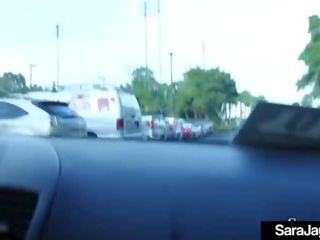 Automašīna pooling vāvere pounded sara sīlis izpaužas muff pildīts līdz liels slikts prick vadītājs