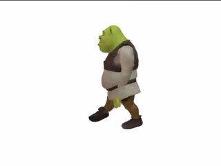 Shrek làm một trêu chọc riêng chương trình.