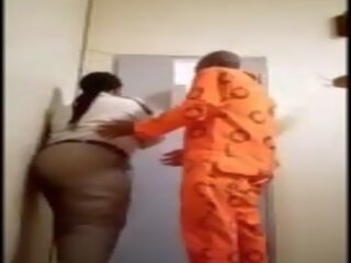 Female Prison Warden gets Fucked by Inmate: Free sex film b1